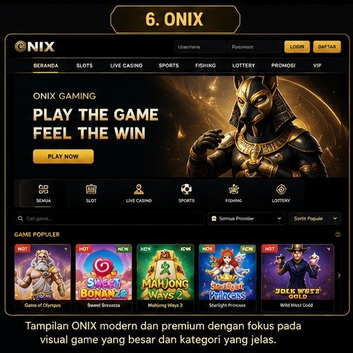 SITUS GAME ONIX