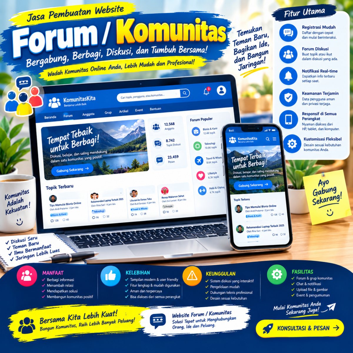 WEBSITE FORUM KOMUNITAS