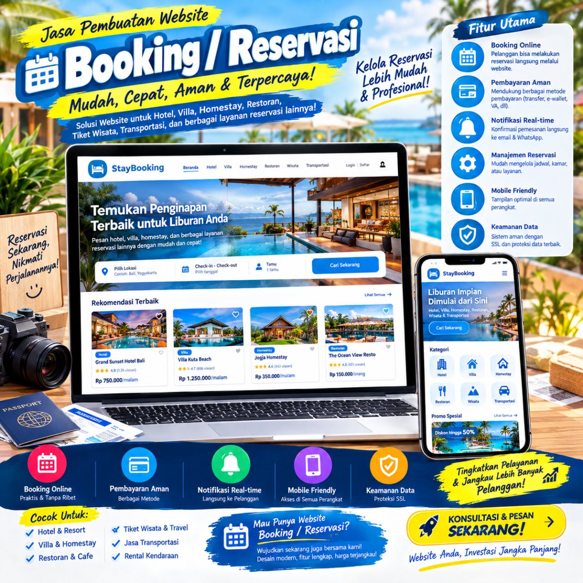 SITUS BOOKING / RESERVASI